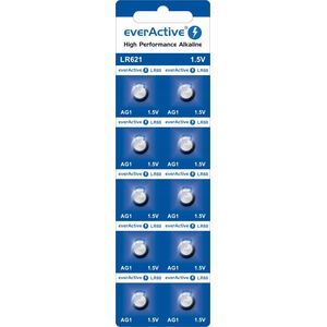 EverActive Bateria alkaliczna mini everActive AG1 G1 LR621 LR60 - blister 10 sztuk