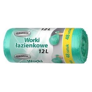 Grosik Worki na śmieci łazienkowe 12L 48 sztuk - ZZA388200
