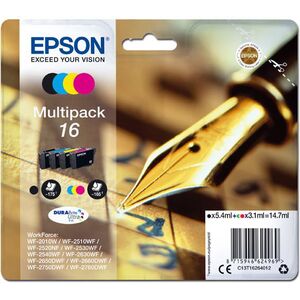 Tusz Epson Tusz C13T16264012, T162640 (CMYK, 3x3.1/5.4ml)