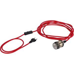 Lampa wisząca Paulmann Neordic Eldar lampa wisząca z włącznikiem max 1x20W E27 Czerwony/Brüniert 230V Metall