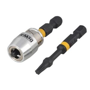 Dewalt Zestaw końcówek wkrętarskich 2xT20/50mm + uchwyt - DT70537T