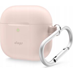 Elago Elago AirPods 4 Hang Silicone Case - etui z karabińczykiem do AirPods 4 pudrowo różowe - Gwarancja bezpieczeństwa. Proste raty. Bezpłatna wysyłka od 170 zł.