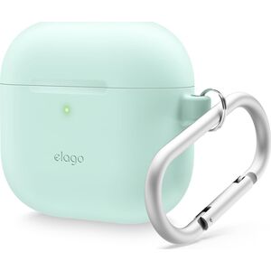 Elago Elago AirPods 4 Hang Silicone Case - etui z karabińczykiem do AirPods 4 miętowe - Gwarancja bezpieczeństwa. Proste raty. Bezpłatna wysyłka od 170 zł.