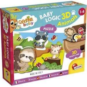 Carotina Baby Logic 3D zwierzęta 92536 LISCIANI