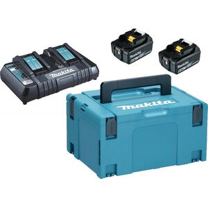 Makita Makita Zestaw Zasilający 18V (Bl1860Bx2+Dc18Rd)