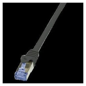 LogiLink LogiLink Patch Cable, cat. 6A, S/FTP, 20,0 m, black shielded (PIMF), 4 x 2 AWG 26/7, pin assignment: 1:1, copper core, (CQ3113S)