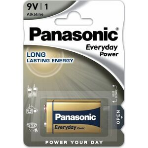 Akumulator Panasonic PANASONIC Alkalické baterie Everyday Power 6LF22EPS/1BP 9V 9V (Blistr 1ks)