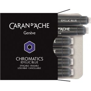Caran d`Arche Naboje Chromatics niebieskie 6 sztuk