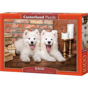 Castorland Puzzle 1000 Samoyed Puppies Say Hello CASTOR