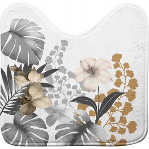 Χαλί τουαλέτας Bisk με floral σχέδιο, KELLY, 45 x 45 cm 14169284 3574388021201