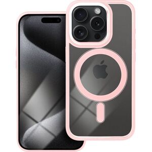 OEM Futerał COLOR EDGE MAG COVER kompatybilny z MagSafe do IPHONE 15 Pro różowy
