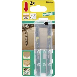 Wolfcraft 2 brzeszczoty Wolfcraft - uchwyt T, 75 mm, dokładne, precyzyjne cięcia