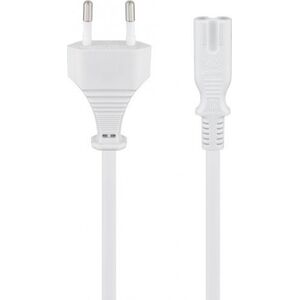 Goobay Kabel zasilający EURO (radiowy) CEE 7/16 - C7, 1,5m biały 51326