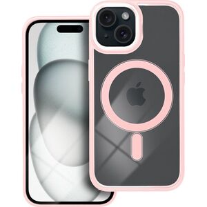 OEM Futerał COLOR EDGE MAG COVER kompatybilny z MagSafe do IPHONE 15 różowy