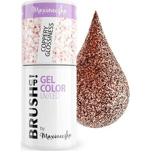 BrushUp! Gel Color UV/LED lakier hybrydowy do paznokci Coppery Glossiness 5g