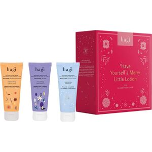 Hagi Have Yourself a Merry Little Lotion zestaw naturalnych balsamów do ciała 3x75ml