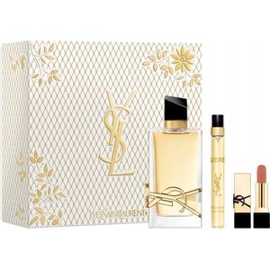 SET YVES SAINT LAURENT Libre EDP spray 90ml + EDP spray 10ml + Lipstick pomadka do ust 1,3g