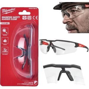 Milwaukee MILWAUKEE OKULARY OCHRONNE Z SOCZEWKAMI POWIĘKSZAJĄCYMI +1,5