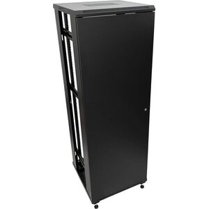 Έπιπλο διακομιστή Q-Lantec 27U 800x1000, γυάλινη μπροστινή πόρτα, αυτοσυναρμολογούμενη, μαύρο 13942786 5904204402316