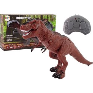 LeanToys Dinozaur Na Baterie Tyranozaur Rex Zdalnie Sterowany Dźwięk LEAN Toys