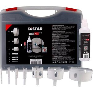 Wiertło Distar Zestaw do wiercenia Distar DrillKIT 6-70 z CoolGEL