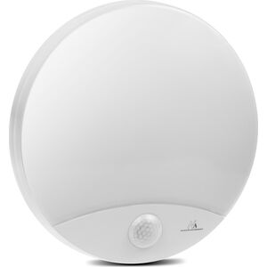 Maclean Lampa LED z czujnikiem ruchu Maclean, na podczerwień, kolor biały, 10W, IP44, barwa naturalna biała (4000K), 900lm, MCE357 W