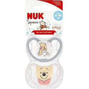 NUK 368489 SMOCZEK SILIKONOWY SPACE 6-18 2SZT 535488, 176256