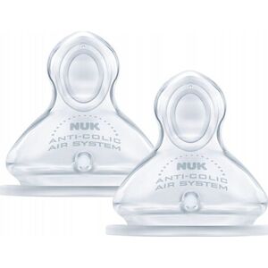NUK Nuk First Choice + smoczek silikonowy na butelkę 6-18m 2 szt. Nuk