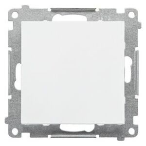 Kontakt-Simon Łącznik schodowy Kontakt-Simon 55 TW6.01/X/111 bez piktogramu moduł 10 AX, 250V~, szybkozłącza biały mat