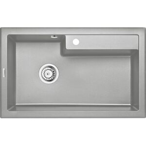 Zlewozmywak Deante . ERIDAN SZARY METALIK GRANIT 1K 800X500X220 + SPACE SAVER