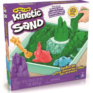 Spin Master Zestaw KINETIC SAND - Piaskownica zielony