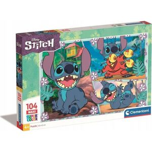 Clementoni CLE puzzle 104 maxi Disney Stitch 23776