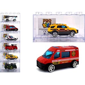 PRO-eximp Autko metal 1:55 w klocku mix 6/opak 088-1 04508