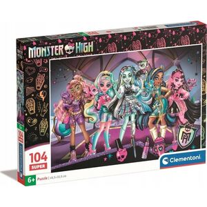 Clementoni CLE puzzle 104 Super SuperKolor Monster High 25784