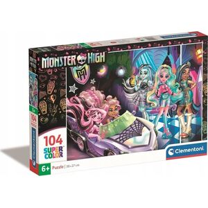 Clementoni CLE puzzle 104 SuperKolor Monster High 25783
