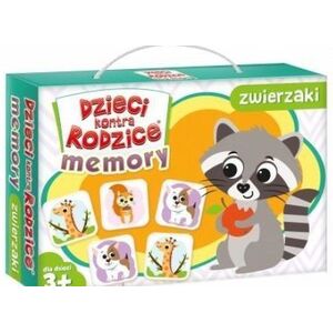 Kangur Dzieci kontra rodzice. Memory Zwierzaki (223210)
