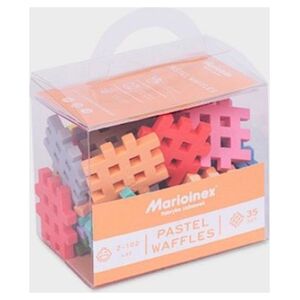 Marioinex Klocki Waffle Mini pastelowe 35el. 2+ Marioinex