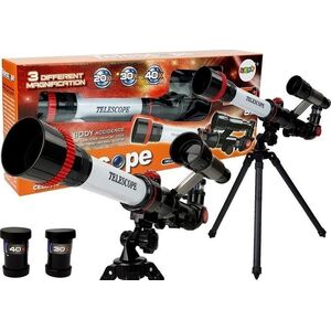 LeanToys Teleskop Naukowy Edukacyjny Astronomia 20x 30x 40x
