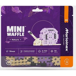Marioinex Klocki Mini waffle Nature - Ślimak 50 elementów