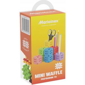 Marioinex Klocki konstrukcyjne Mini Waffle - Przybornik 70 elementów