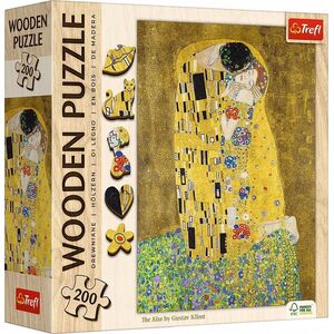 Trefl Puzzle drewniane 200 elementów Pocałunek Gustav Klimt