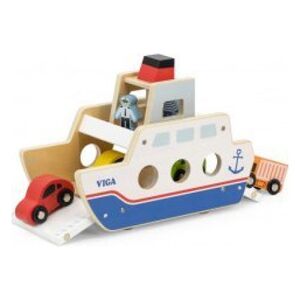 Viga Toys Viga 44684 Drewniany prom samochodowy