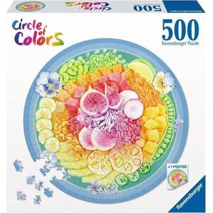 Ravensburger Puzzle 500 Paleta kolorów: poke bowl