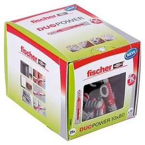Fischer Kołek DuoPower 10 x 80mm 25szt. (538252)