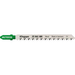 Klingspor KLINGSPOR ΛΑΜΑ ΣΕΓΑΣ 130x8x1,7mm JS 981 WA /5 τεμ. 14046406 4014855939749