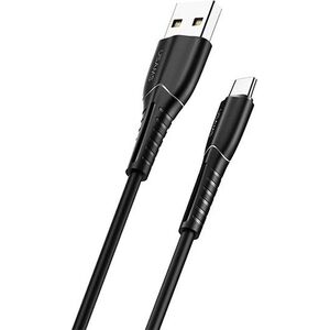 Kabel USB Usams USB-A - microUSB 1 m Czarny (63870-uniw)
