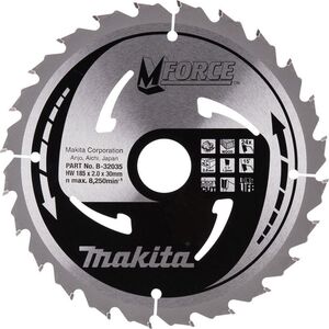 ΔΙΚΥΛΛΟ ΠΡΙΟΝΙ Makita MAKITA 185x30x24z M-FORCE WOOD 14093000 88381420846