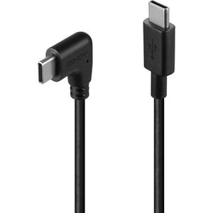 Καλώδιο Lindy USB Καλώδιο LINDY USB 2.0 Type C, 90° gewinkelt 1m 14136029 4002888320054