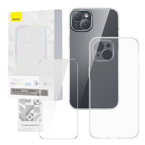 Case IPHONE 13 Baseus Corning & Tempered glass transparent 6932172629786