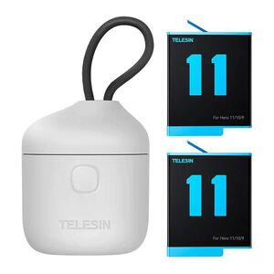 Telesin 3-slot waterproof charger Allin box + 2 batteries for GoPro Hero 11 / 10 / 9 6972860174020